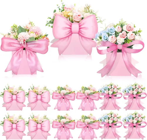 Vista 8 de Hushee - Juego de 12 centros de mesa con diseño de oso para baby shower