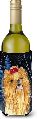 Vista 264 de Caroline's Treasures SS8447CC Starry Night English Bulldog - Enfriador para latas o botellas, lavable, funda plegable con aislamiento para bebidas