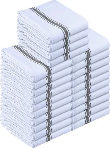 Vista 9 de Utopia Towels Paquete de 12 paños de cocina negros de 15 x 25 pulgadas, 100% algodón hilado en anillo