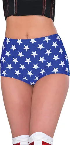 Vista 2 de DC Comics disfraz separados Shorts talla única Mujer maravilla