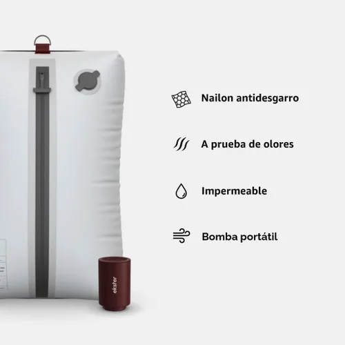 Vista 8 de Ekster Kit de vacío de viaje - Bolsas de vacío de viaje con bomba - 1