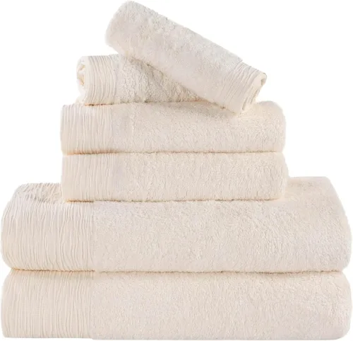 Vista 40 de Superior Rayon - Juego de toallas de 12 piezas de mezcla de bambú, de secado rápido, artículos esenciales para el baño, ducha, spa, toallas