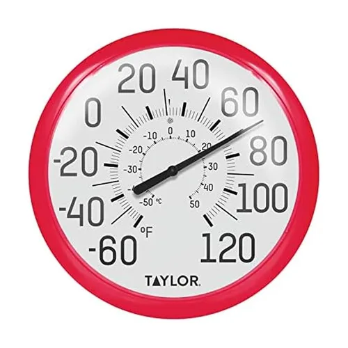 Vista 9 de Taylor Precision Products - Termómetro de pared 6700 Big & Bold, tamaño único, negro