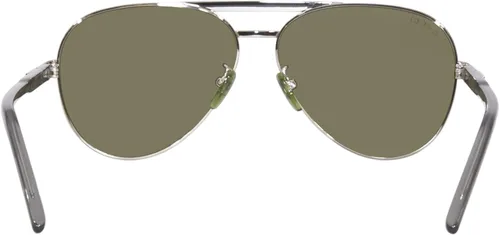 Vista 4 de Gucci GG1163S 002 SilverGreen Pilot Mens Sunglasses