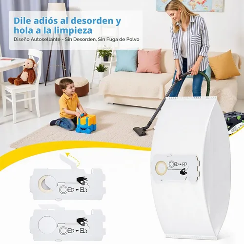 Vista 7 de Paquete de 9 bolsas de vacío 204308 para aspiradora Festool CT MINI, CT MINI I