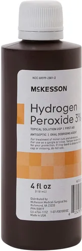 Vista 7 de Mckesson Peróxido de hidrógeno antiséptico 3% de fuerza