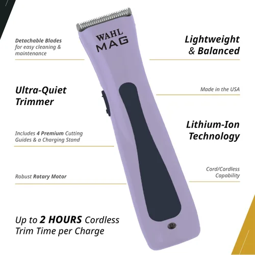 Vista 4 de Wahl Professional Sterling Mag - Batería de iones de litio con motor giratorio inalámbrico