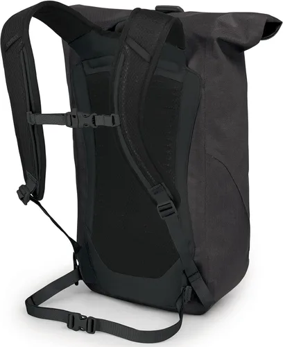 Vista 9 de Osprey Arcane Roll Top 18L Mochila impermeable para portátil, color rojo bellota