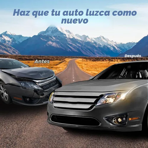 Vista 3 de LABLT Cubierta de parachoques delantero imprimada Fascia de reemplazo para Fusion 2010 2011 2012 AE5Z17D957BAPTM FO1000650