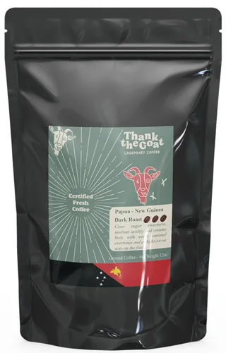 Vista 17 de Thank the Goat Made to Order Café molido gourmet, recién tostado, tostado medio de Huila, Colombia, 12 oz.