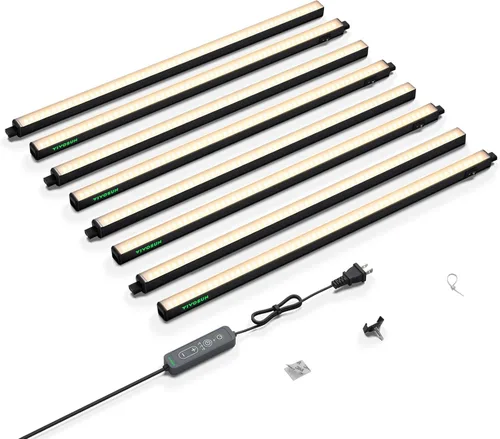 Vista 16 de VIVOSUN Luces de cultivo T5 para plantas de interior, espectro completo de Amarillo