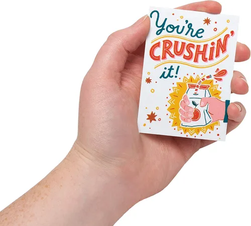 Vista 8 de American Greetings Mini tarjetas de notas para niños, Happy Vibes (40 unidades)
