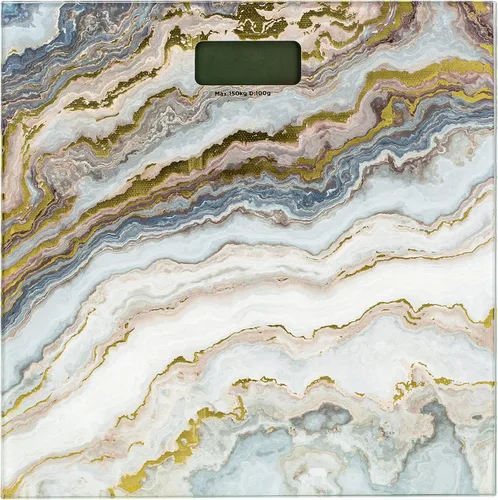 Vista 13 de Bath Bliss Báscula digital de vidrio, baño y hogar, báscula de peso, peso máximo 330 libras (330.7 lbs), en color degradado
