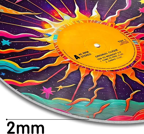 Vista 4 de HK Studio Decoración hippie, carteles para estética de habitación, ciencia ficción, decoración de discos, decoraciones de fiesta temática musical, 4