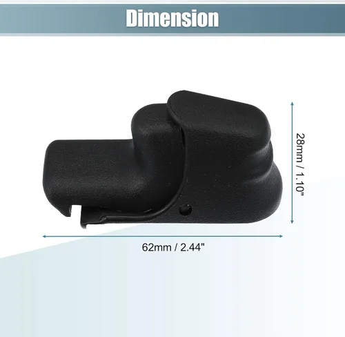 Vista 3 de X AUTOHAUX Pestillo de bloqueo de ventana deslizante manual trasero para Ford F250 F350 F450 F550 Super Duty 1999-2010 Pestillo de ventana trasera