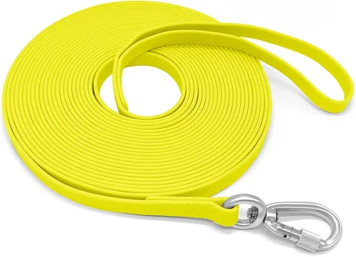 Vista 13 de ZALER Correa Larga para Perro Impermeable Correas de Entrenamiento 50ft 30ft 20ft 15ft 10ft 6ft, A Prueba de Olores Correa Larga de Llamada