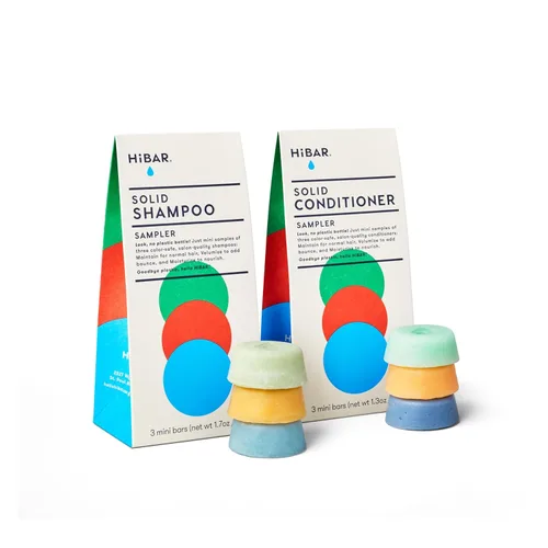 Vista 8 de HiBAR - Set de champú y acondicionador para rizos - Para cabello rizado - Define, limpia y nutre - Babasú, manteca de pracaxi y complejo para rizos