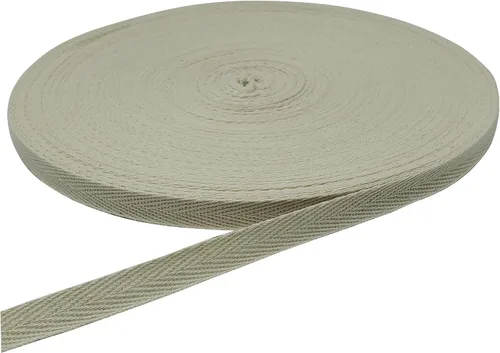 Vista 36 de Cinta de espiga de 50 yardas, cinta de algodón para coser (beige, 1 pulgada) Materiales respetuosos con el medio ambiente, suaves