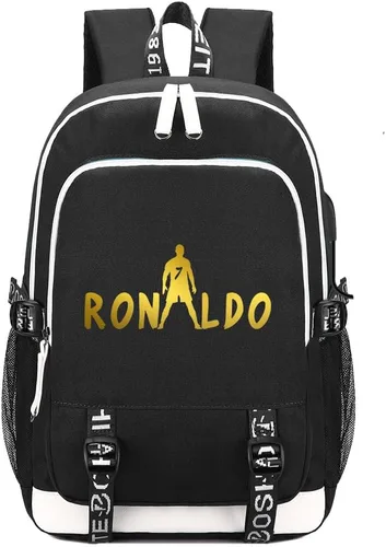 Vista 22 de Soccer Player 7 Mochila deportiva multifunción para viajes, portátil, para fanáticos del fútbol, para hombres y mujeres, negro - 2, Tamaño único