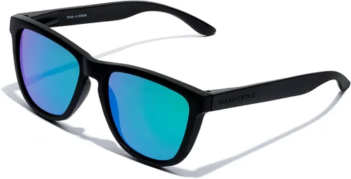 Vista 19 de Hawkers One - Gafas de sol para hombre y mujer, 100% protección UV400, gafas de sol ligeras y cuadradas negro Fusion