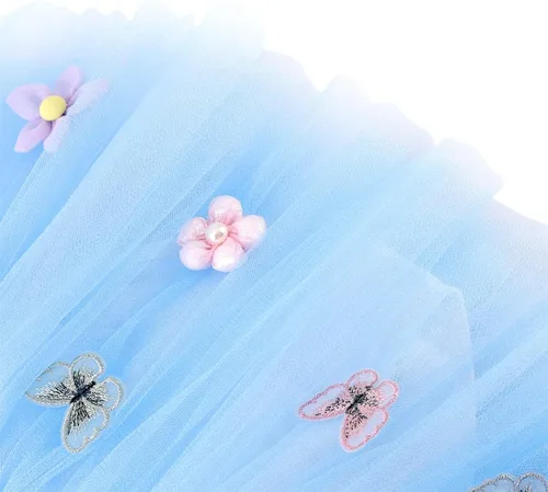Vista 5 de EQSJIU Leotardos de ballet de unicornio con tutú para niñas pequeñas, vestido de falda de tul de algodón para bailar