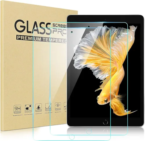 Vista 8 de DTTO Protector de pantalla compatible con iPad de 9ª/8ª/7ª generación de 10.2 pulgadas (2021/2020/2019), película de vidrio templado de dureza 9H