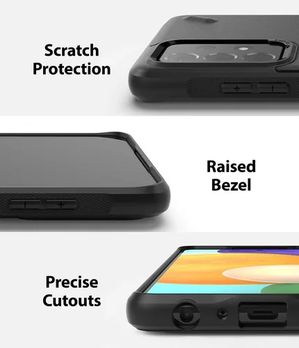 Vista 5 de Ringke Onyx - Funda compatible con Samsung Galaxy A52s 5G/Galaxy A52 5G/Galaxy A52, resistente a prueba de golpes, textura antideslizante