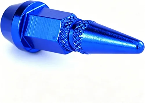 Vista 5 de Lunsom Cubierta de metal para válvulas de neumáticos, tapas de vástago de válvula de espiga, cubiertas de presión de neumáticos, accesorios