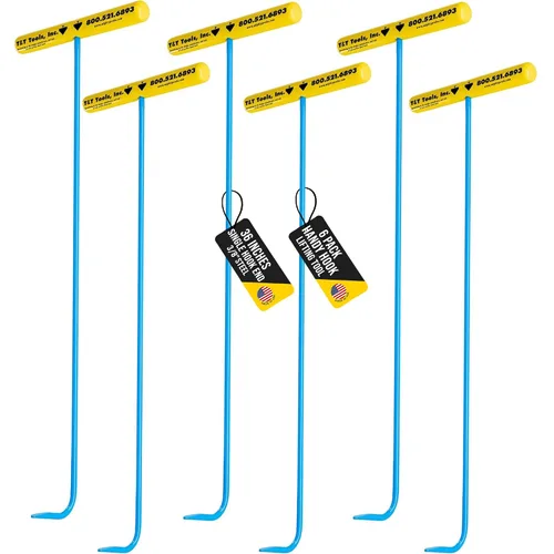 Vista 9 de Handy Hook - Estándar - Extremo de gancho individual (1 paquete - 30 pulgadas gancho práctico - extremo de gancho individual) Solid Steel