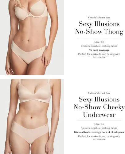 Vista 6 de Victoria's Secret Ropa interior suave que no se ve para mujer (XS-XXL)