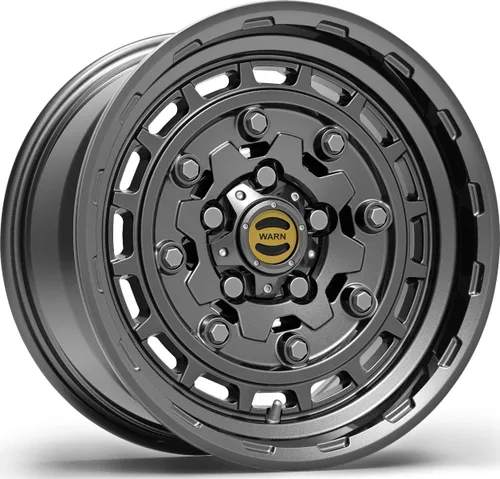 Vista 7 de WARN 106683 Tapa central estilo buje, se adapta a: Jeep Wrangler JL, JK y Gladiator JT - Negro