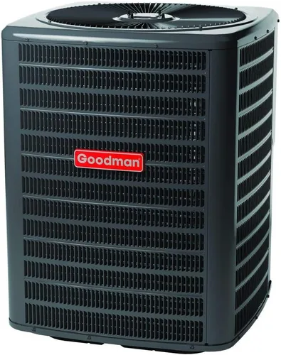 Vista 2 de Goodman Sistema de bomba de calor Seer de 4 toneladas 16 con manipulador de aire de posición múltiple
