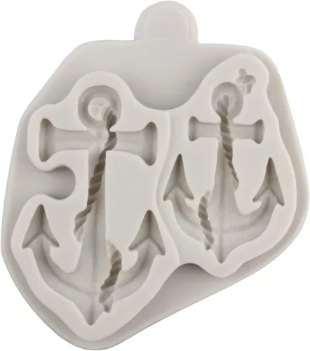 Vista 8 de Sijiangmold Moldes de silicona pirata, cuerda de anclaje, molde de fondant, brújula, molde de chocolate, monedas del tesoro, molde de caramelo