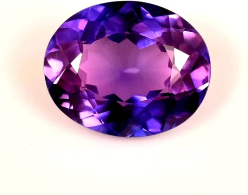 Vista 4 de Shri Balaji Gemas 8.05 Ct Natural Precioso Natural Tenebriscente Corte Ovalado Piedra Preciosa Suelta 0.512 in (Rosa Púrpura), Gema, Tenebrescent