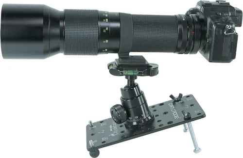 Vista 6 de Cam Caddie Placa de queso ultra plana de ángulo bajo POD/trípode para cámaras DSLR, sin espejo y de acción