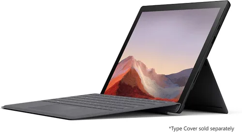 Vista 2 de Tablet Microsoft Surface Pro 7, pantalla táctil de 12.3", Intel Core i7, 16 GB de memoria, unidad de estado sólido de 512 GB