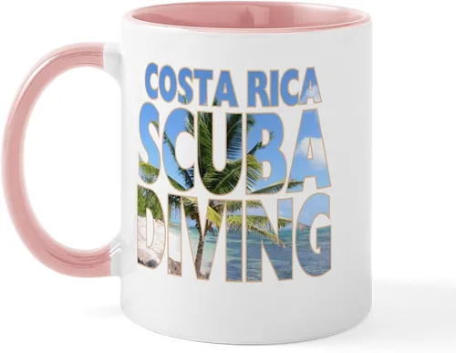 Vista 29 de CafePress Scuba Flag Diver Taza de café de cerámica de 11 oz (11.0 fl oz)