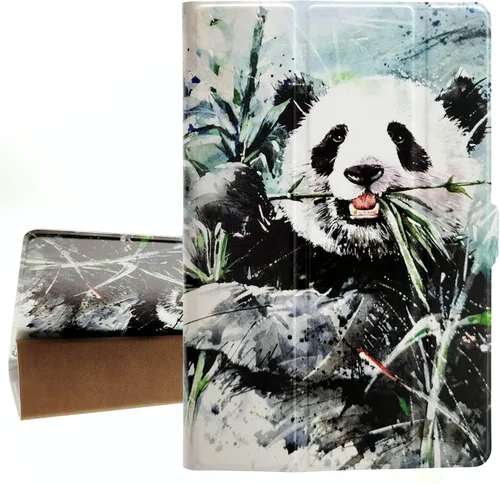 Vista 5 de Funda delgada compatible con Olax Magic Q8 8.0 pulgadas Tablet Case Flip Stand Cover SN