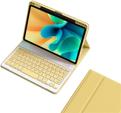 Vista 10 de kaitesi Funda para teclado para iPad 9ª 8ª 7ª generación 10.2/ Air 3ª generación Pro 10.5, cubierta inteligente de folio inteligente con teclado