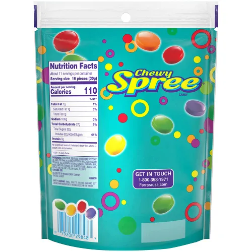 Vista 2 de Wonka Spree - Caramelo duro original, bolsa resellable, bolsa de 12 onzas (paquete de 2)
