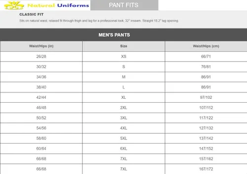 Vista 6 de M&M SCRUBS Unisex Classic Chef Pants