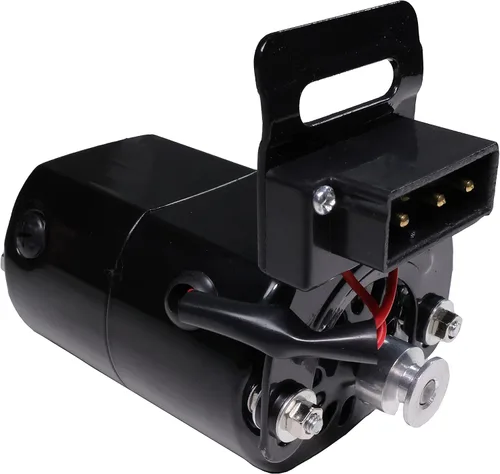 Vista 4 de HimaPro Motor de máquina de coser para el hogar (negro) con pedal de pie, cinturón de motor, soporte, pernos y cepillo de carbono