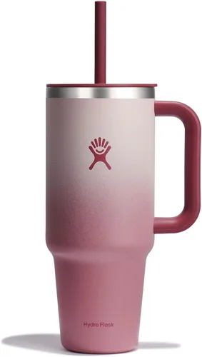 Vista 18 de Hydro Flask All Around - Vaso de viaje de 32 onzas, color morado degradado (Bayberry Ombre)