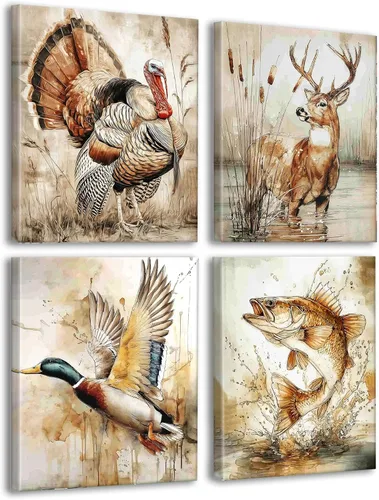 Vista 8 de Frimeeme Lienzo decorativo para pared, lienzo de lectura retro enmarcado, arte para pared, póster bohemio con flores silvestres para el aula, juego