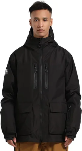 Vista 10 de GSOU SNOW Mens Baggy Snowboard Jacket Snow Ski jacket Waterproof Beige