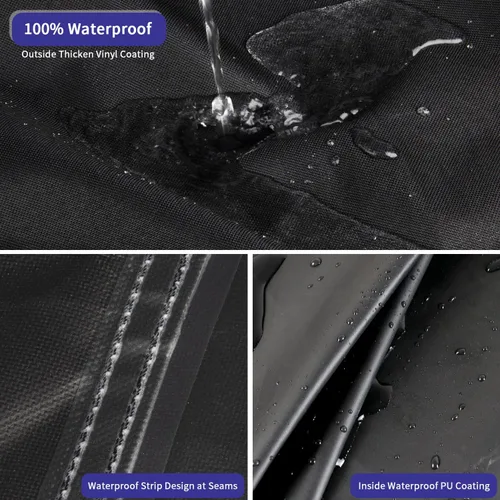 Vista 4 de Cubierta de parrilla resistente para Blackstone 2080 1962, cubierta impermeable resistente a la decoloración para parrillas Blackstone de 28