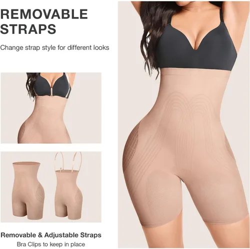 Vista 2 de Lover-Beauty Butt Lifting Shapewear Removable Straps Open Bust Tummy Control Body Shaper
