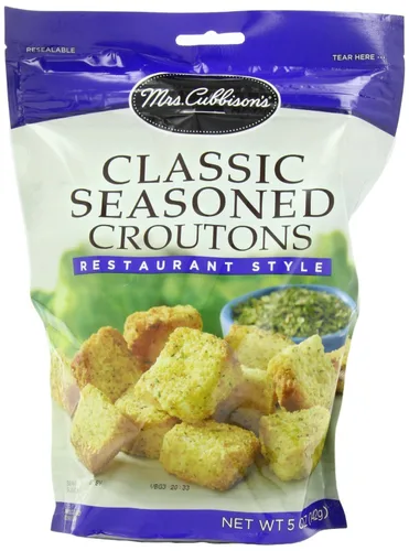 Vista 8 de Mrs. Cubbison's Croutons Classic Seasoned Restaurant Style, 5 onzas (paquete de 2)