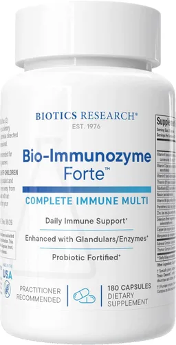 Vista 10 de BIOTICS RESEARCH Bio Immunozyme Forte Multivitamínico/Mineral 90 Cápsulas