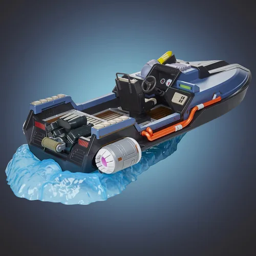 Vista 5 de FORTNITE Hasbro Victory Royale Series - Vehículo coleccionable de lujo de lancha motora Deluxe con accesorios, 19.6 pulgadas (49.8 cm)
